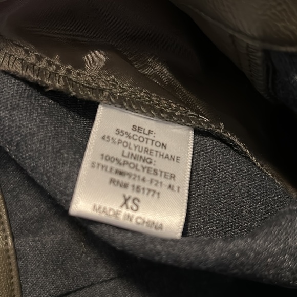 Altar’d State Olive Faux Leather High Rise Shorts — NWT - Picture 5 of 5